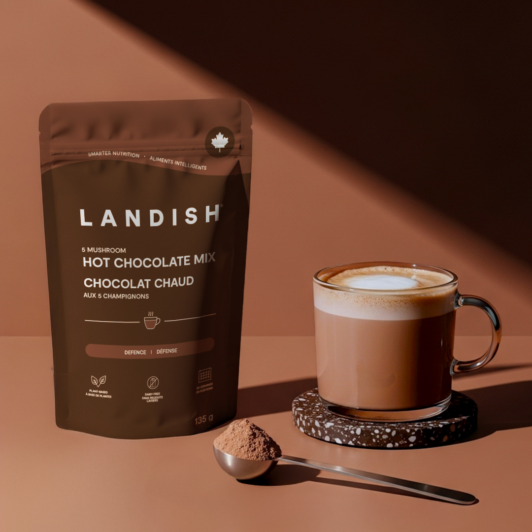 Chocolat chaud aux 5 champignons